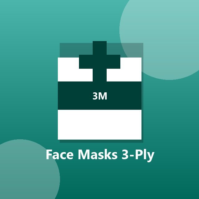 Face Masks 3-Ply 50s